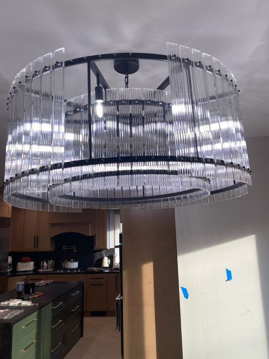 Tina Round Chandelier 37"