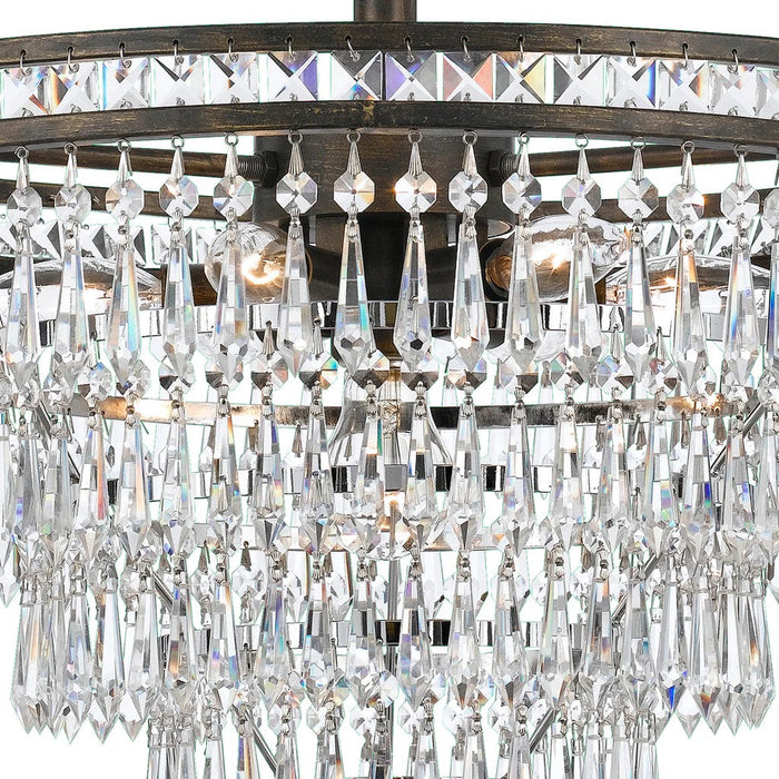 Mersor Flushmount Ceiling Light 20''D 7 Lights