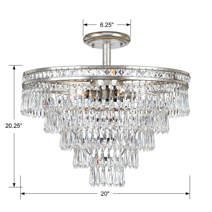 Mersor Flushmount Ceiling Light 20''D 7 Lights