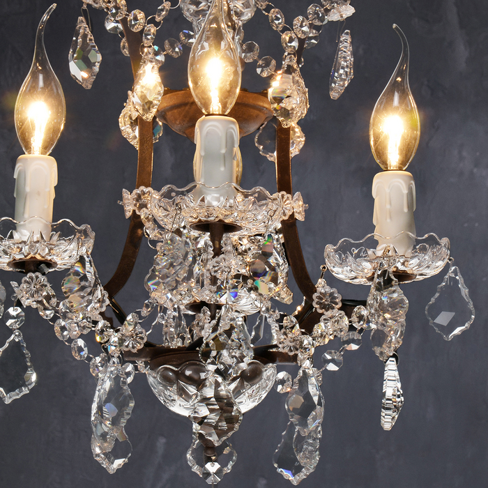 Eliza Antique Crystal Chandelier