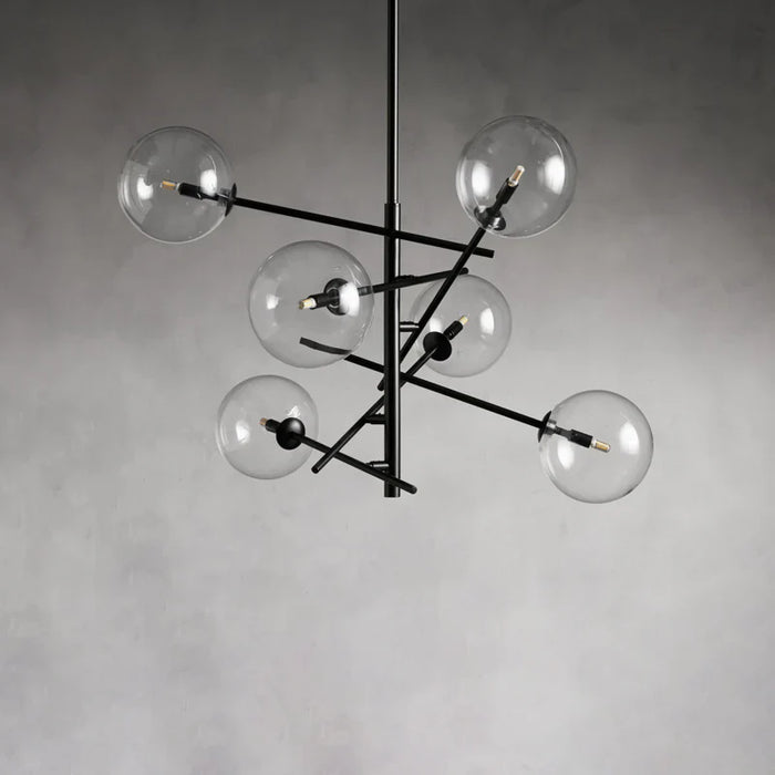 Modern Apolo Glass Ball Chandelier