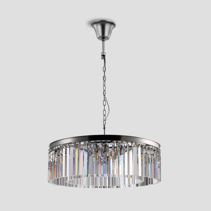 Falria 1-Tier Crystal Round Chandelier