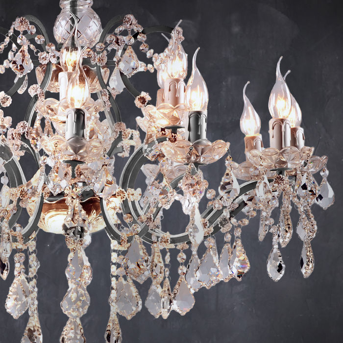 Eliza Antique Crystal Chandelier