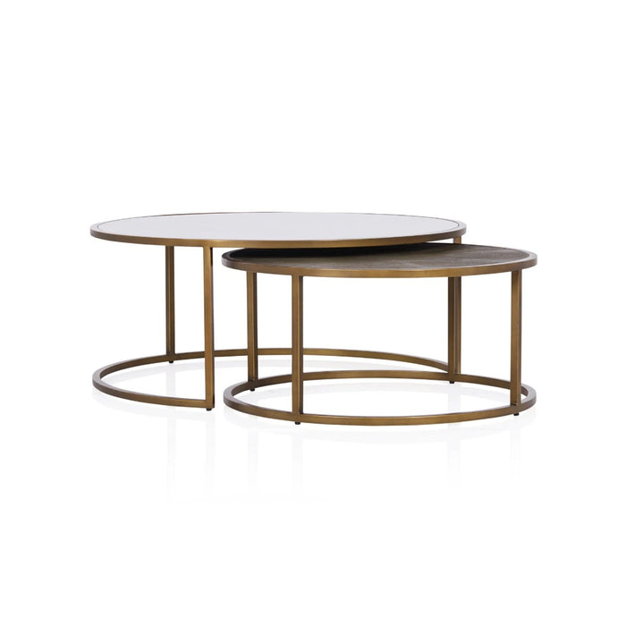 Knox Round Nesting Coffee Tables (set of 2)