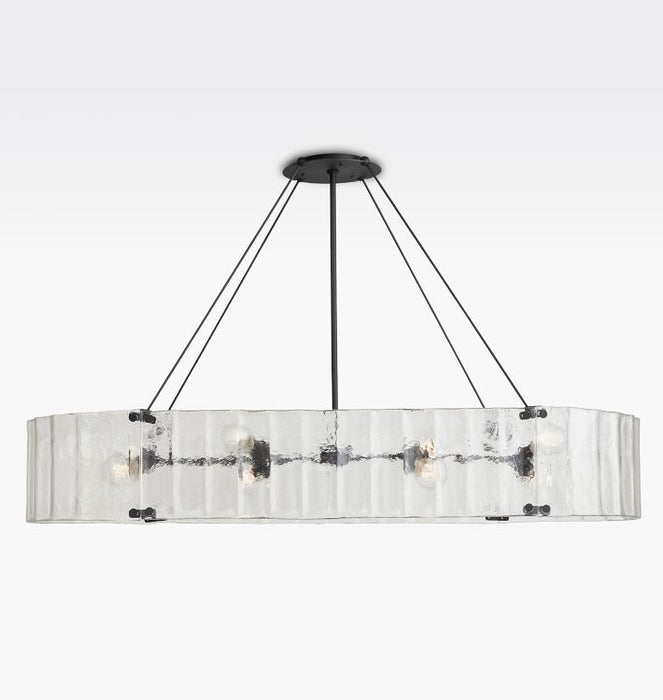 Willamette Glass Linear Chandelier 60''