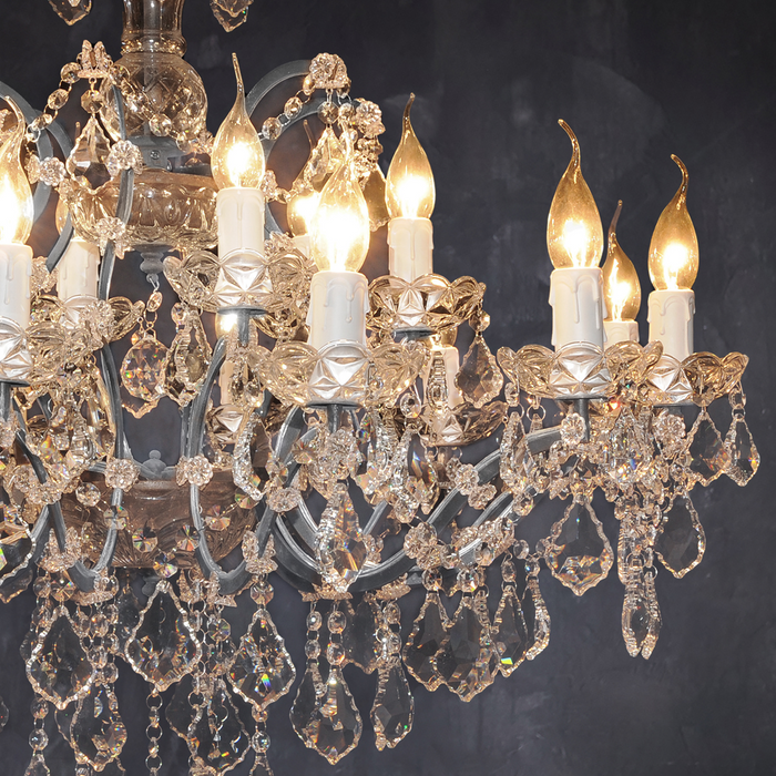 Eliza Antique Crystal Chandelier