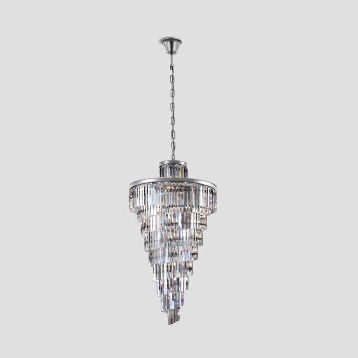 Falria Multi-Tiered/ Layered Crystal Rod Chandelier