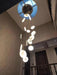Alabaster Long Foyer Staircase Pendant Light 59'' 79'' 98'' 138''H - thebelacan