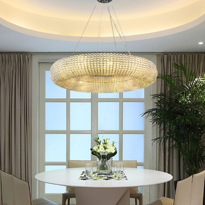 Pamper Series Crystal Round LED Chandelier