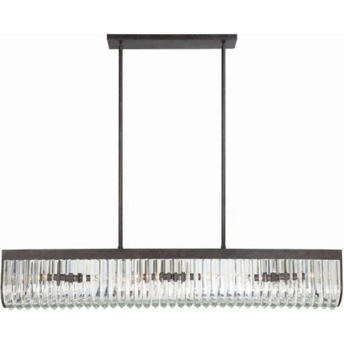 Alister 6 Light Rectangular Chandelier 50"