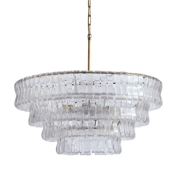 Amor 4-Tier Glass Round Chandelier 36" - thebelacan