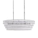 Amor Glass Oval Chandelier 54"W/65"W - thebelacan