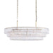 Amor Glass Oval Chandelier 54"W/65"W - thebelacan