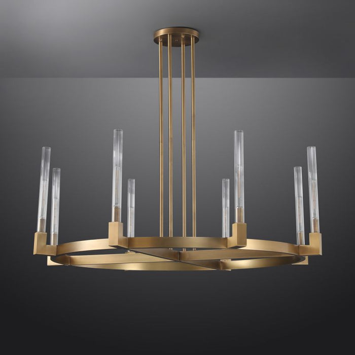 Mortal Candlestick Series Glass Chandelier