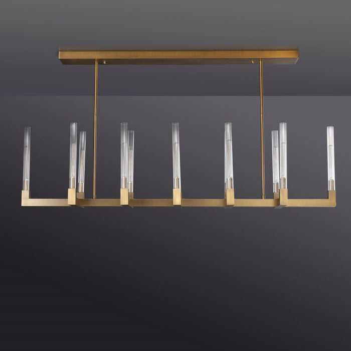 Mortal Candlestick Series Glass Chandelier