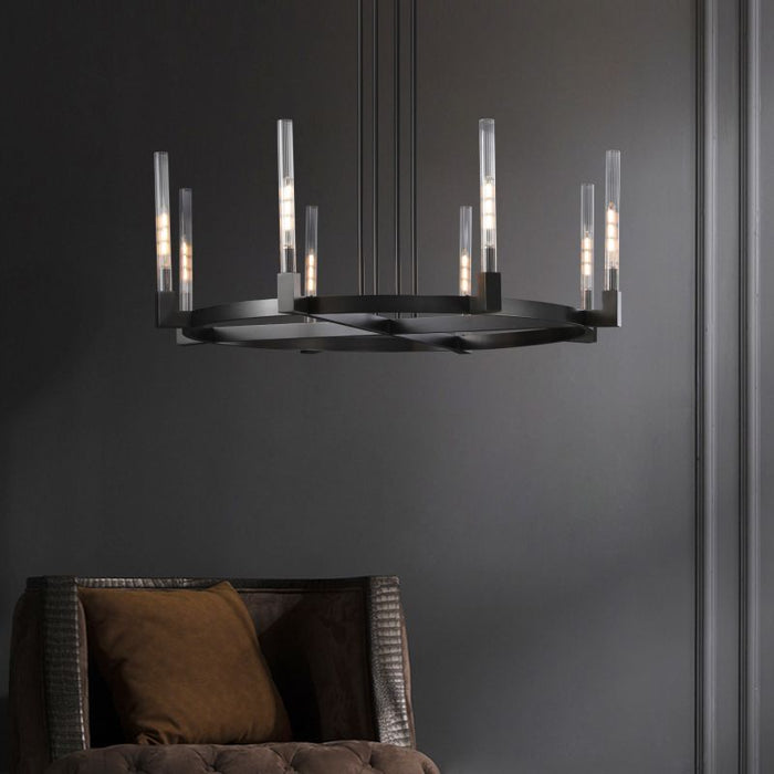 Mortal Candlestick Series Glass Chandelier