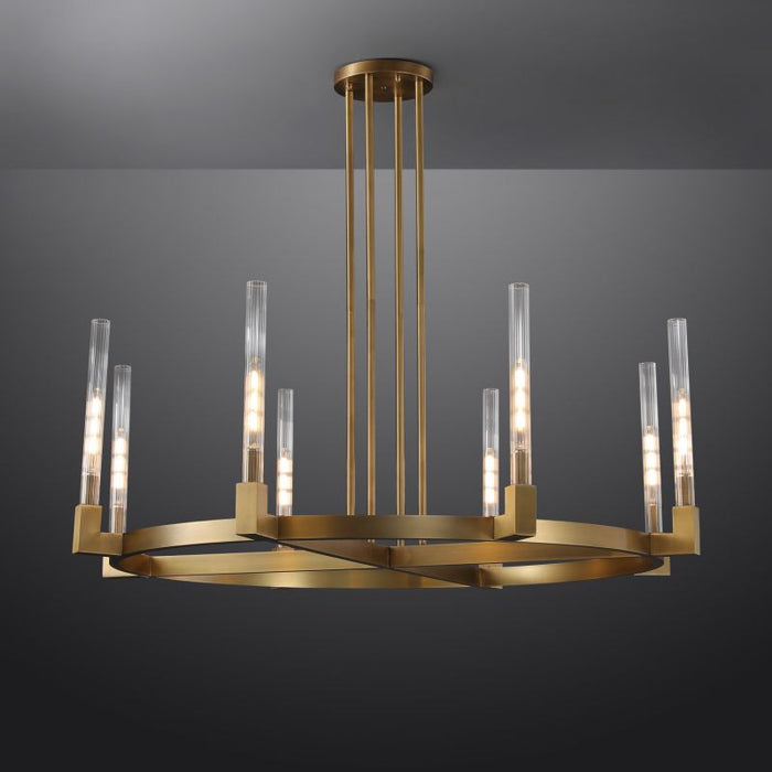 Mortal Candlestick Series Glass Chandelier