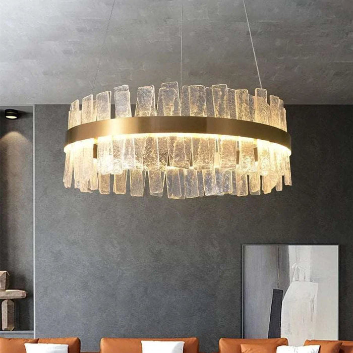 Beryl Modern Round Crystal Chandelier