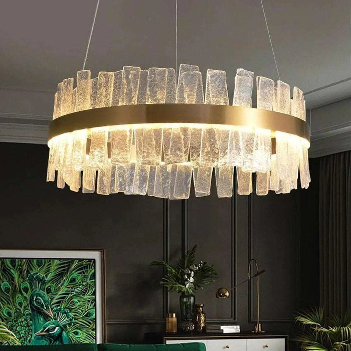 Beryl Modern Round Crystal Chandelier