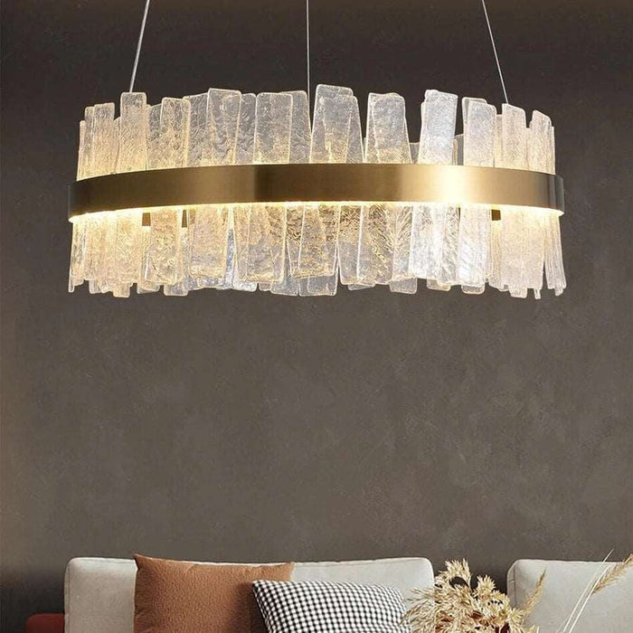 Beryl Modern Round Crystal Chandelier