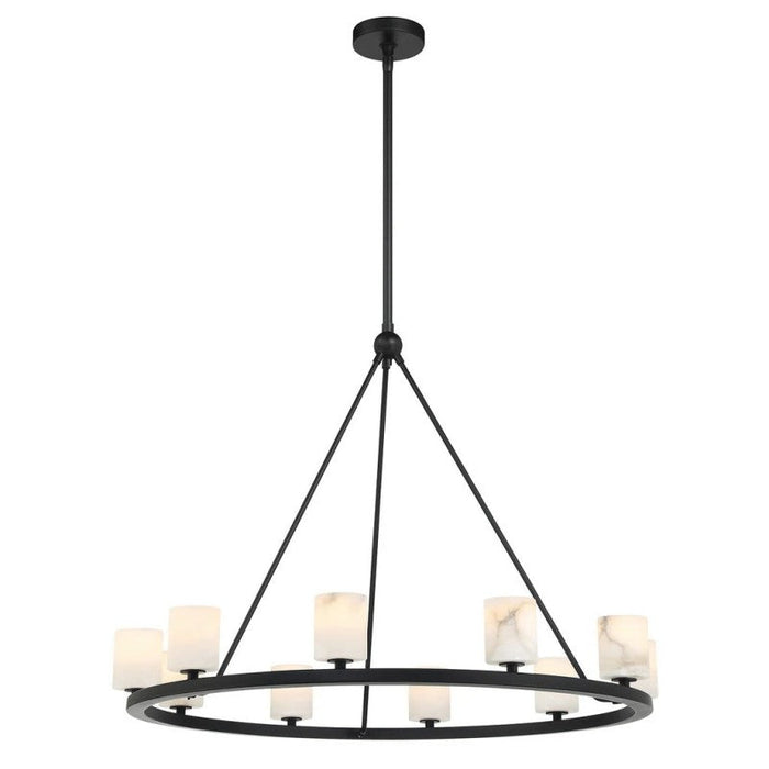 Aragon 10 Light Chandelier Alabaster