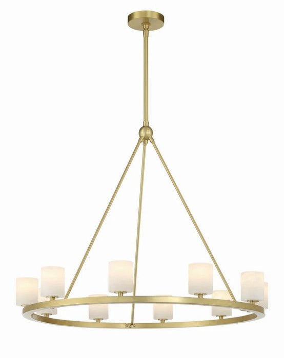 Aragon 10 Light Chandelier Alabaster