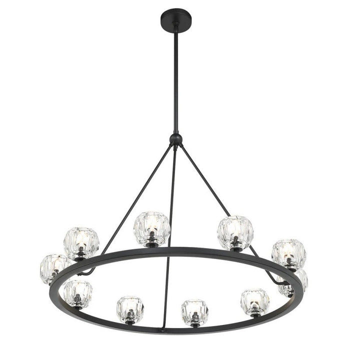 Aragon 10 Light Chandelier Galss