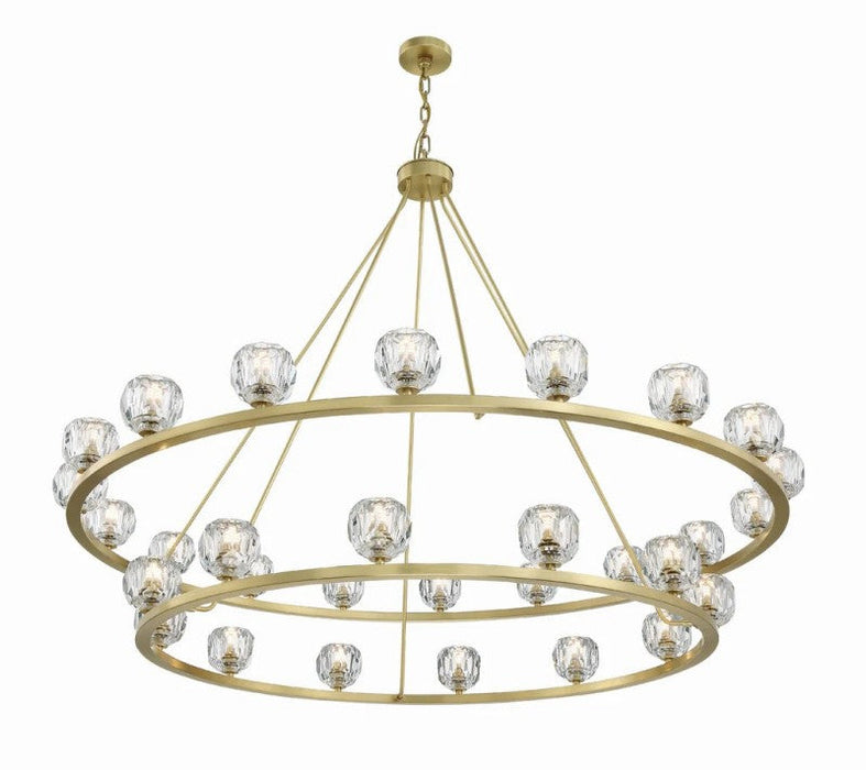 Aragon 30 Light Chandelier Glass