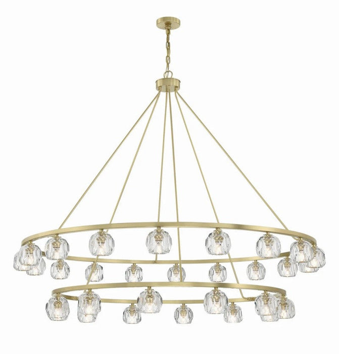 Aragon 30 Light Chandelier Glass