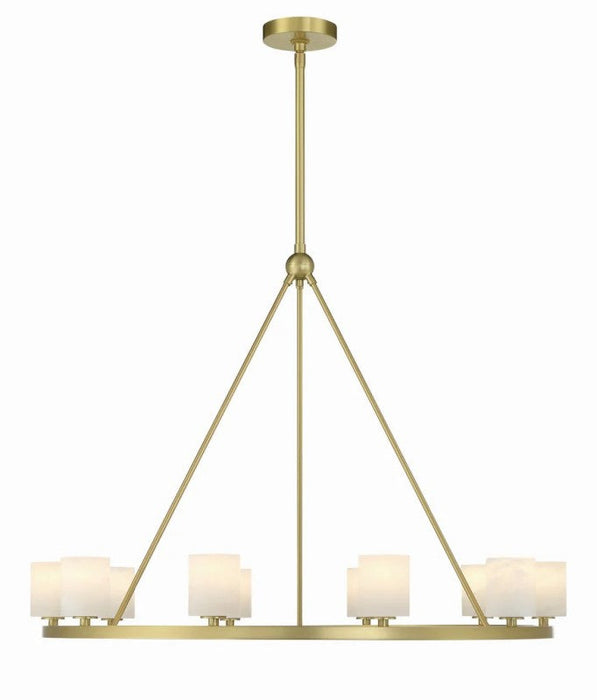 Aragon 12 Light Chandelier Alabaster