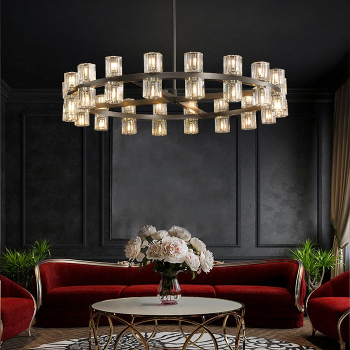 Aurora Glass Series Glass Chandelier