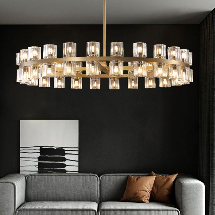 Aurora Glass Series Glass Chandelier