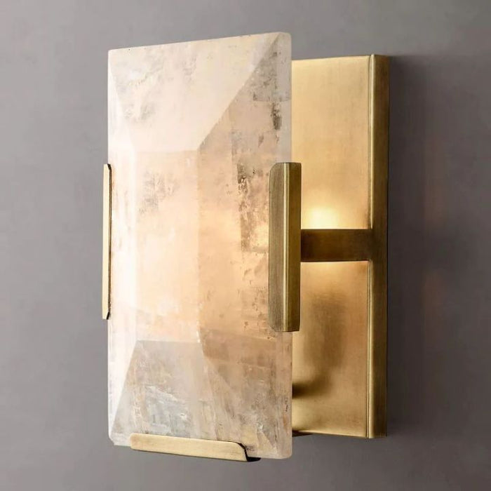 Aubrey Calcite Short Wall Sconce