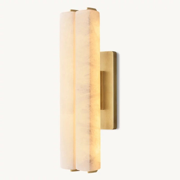 Audubos Alabaster Double Sconce - thebelacan
