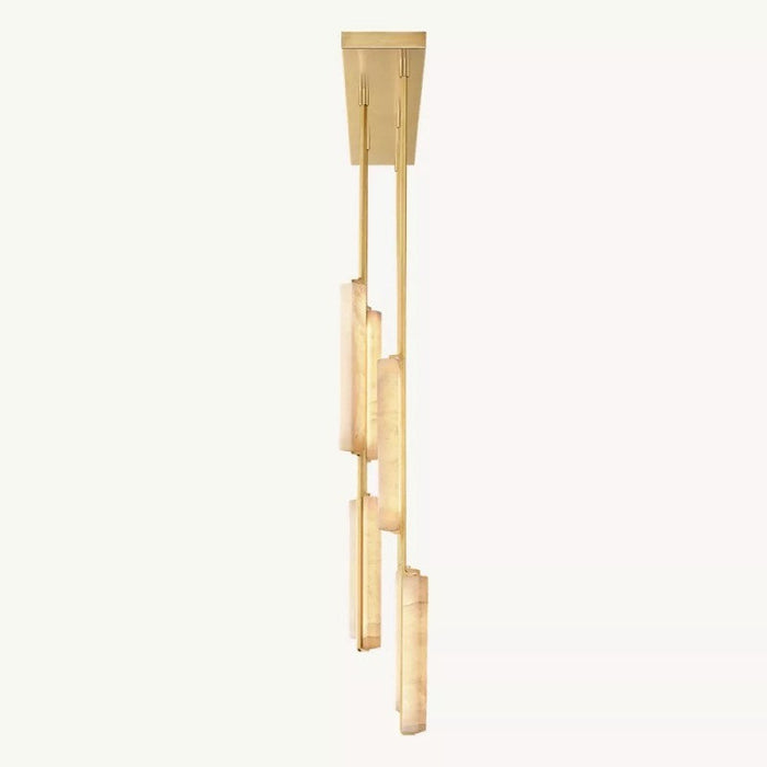 Audubos Alabaster Linear Chandelier 54" - thebelacan