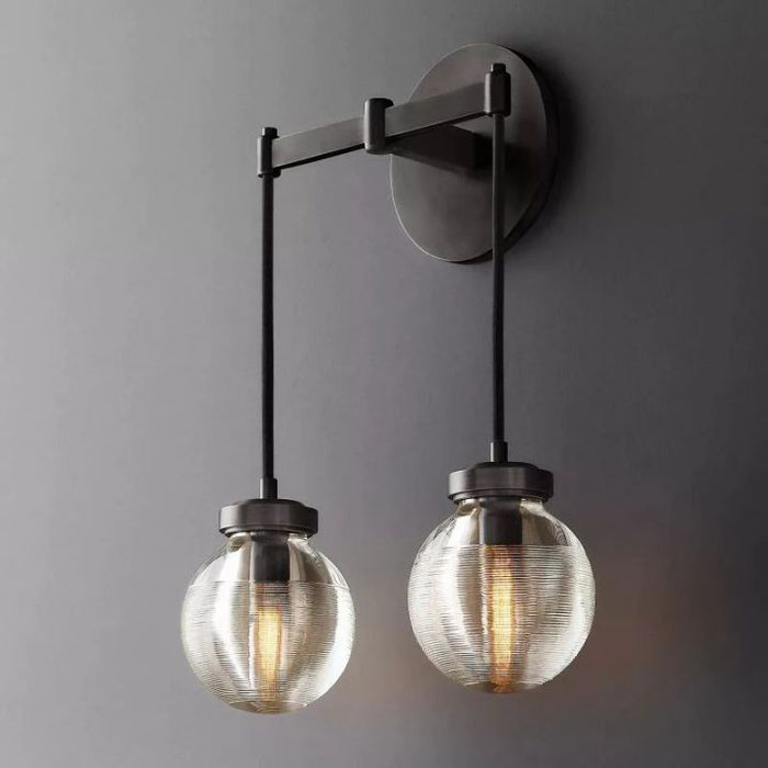 Augety Spherical Modern Double Wall Sconce