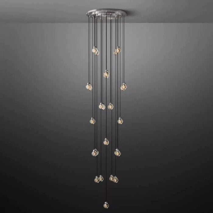 Augety Spherical Modern Round Chandelier 38"