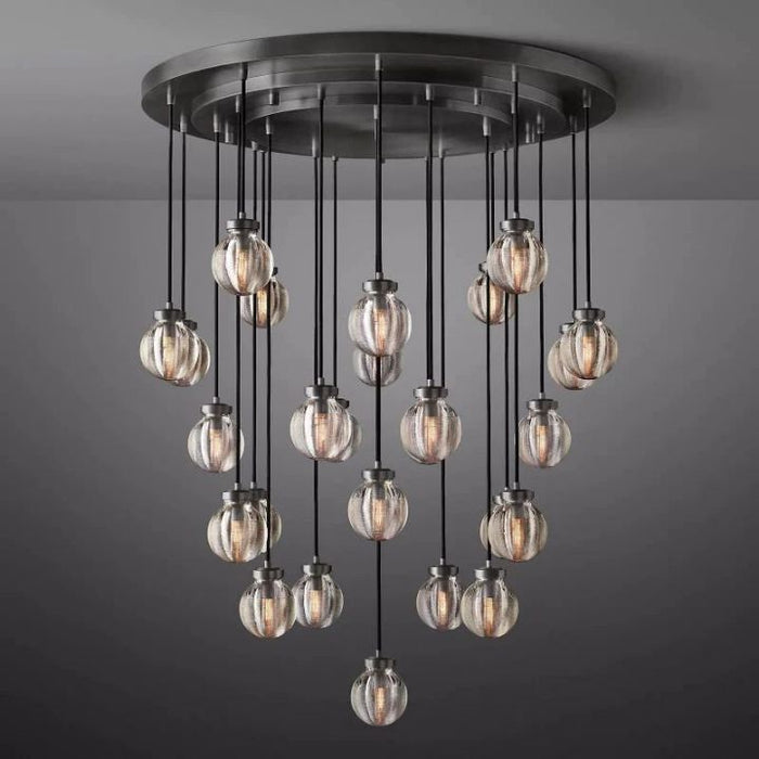 Augety Spherical Modern Round Chandelier 38"