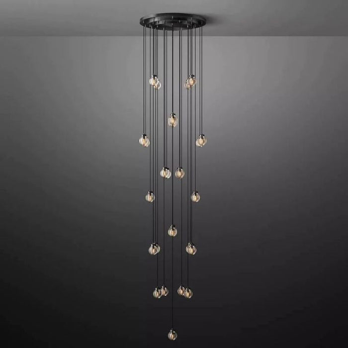 Augety Spherical Modern Round Chandelier 38"