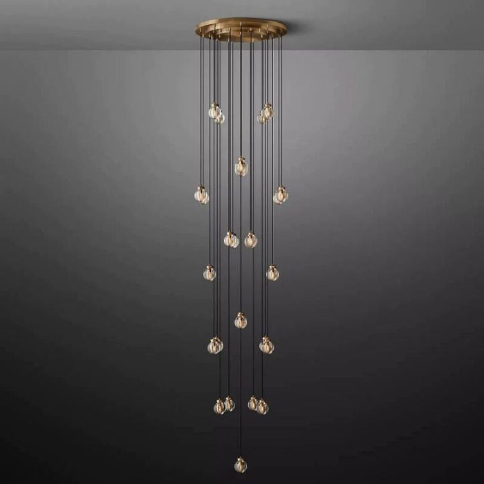 Augety Spherical Modern Round Chandelier 38"