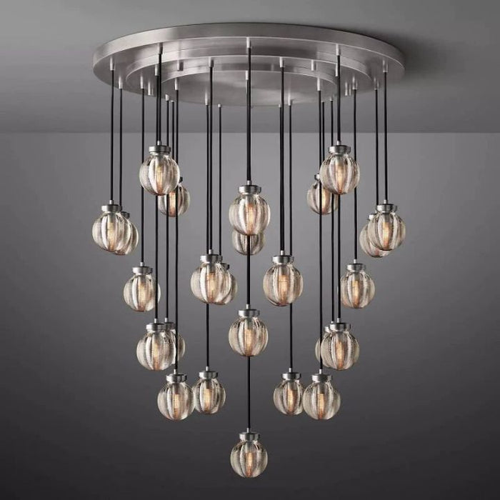 Augety Spherical Modern Round Chandelier 38"