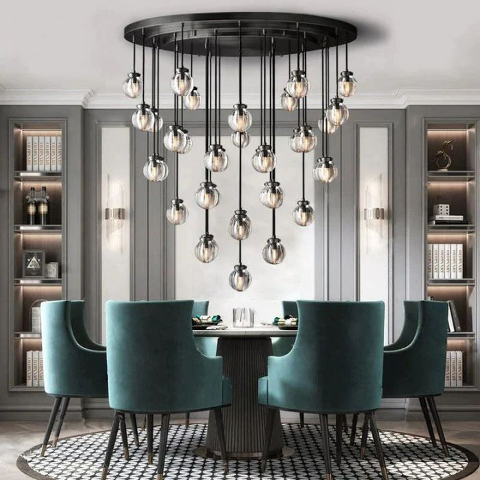 Augety Spherical Modern Round Chandelier 48"