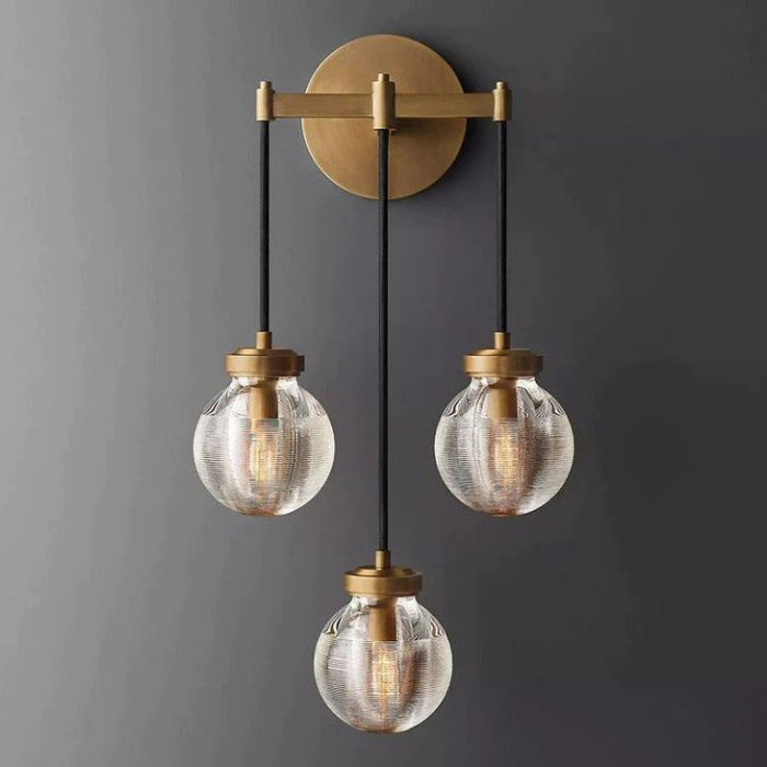 Augety Spherical Modern Triple Wall Sconce