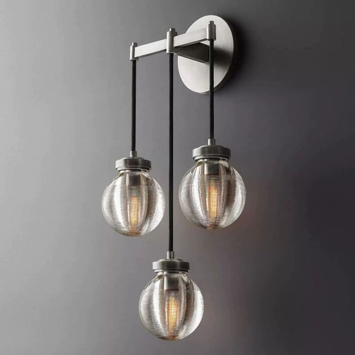 Augety Spherical Modern Triple Wall Sconce