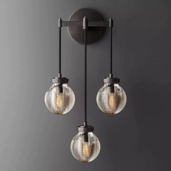 Augety Spherical Modern Triple Wall Sconce