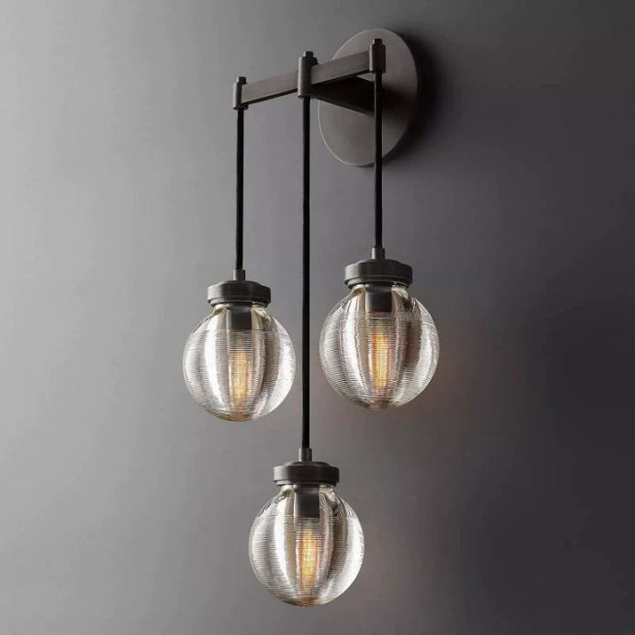 Augety Spherical Modern Triple Wall Sconce