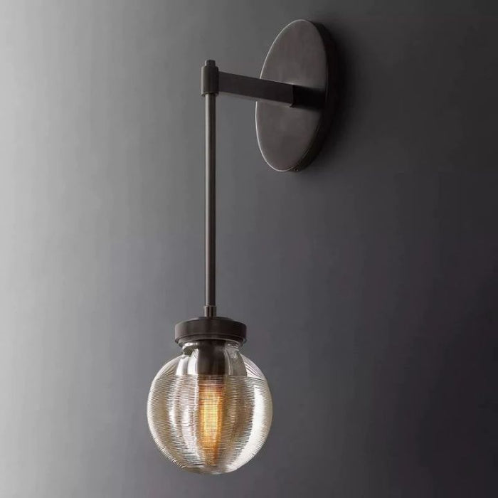 Augety Spherical Modern Wall Sconce (Rod)