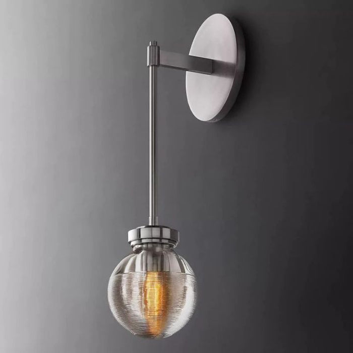 Augety Spherical Modern Wall Sconce (Rod)