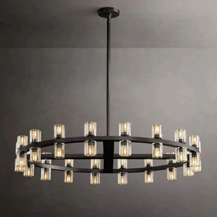 Aurora Wine-Glass Round Chandelier 48"