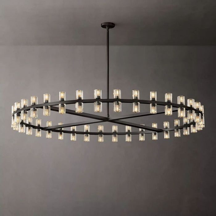 Aurora Wine-Glass Round Chandelier 60"